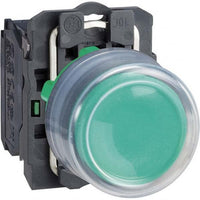 Switch Push Button N.O. SPST Round Button 6A 600VAC 600VDC Screw Clamp Panel Mount - XB5AP31