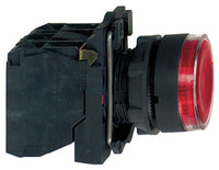 Switch Push Button N.O./N.C. DPST Flush Round Button 6A 600VAC 600VDC Panel Mount Screw Clamp - XB5AW34G5