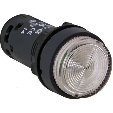 Pushbutton, groping, waistband round, front ring black, mounting Ø 22 mm, XB7NW37G1 - XB7NW37G1
