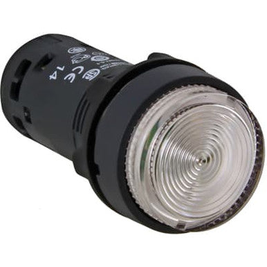 XB7 Illuminated Monolithic Push-button, Projecting, 22 Mm, 230 V AC Led, Clear, 1 No - XB7NW37M1