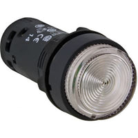 XB7 Illuminated Monolithic Push-button, Projecting, 22 Mm, 230 V AC Led, Clear, 1 No - XB7NW37M1