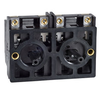 Double contact block, Harmony XAC, spring return, 2 speed, snap action, 2NO+1 CO - XESD1291