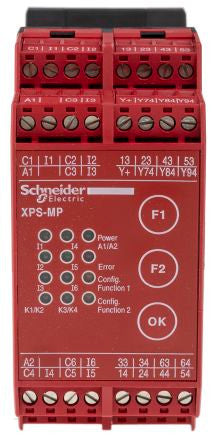 SAFETY RELAY, 3PST-NO, 24V, 1.5A; - XPSMP11123P