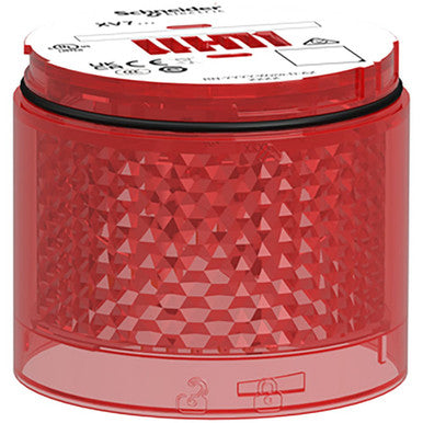 Schneider Light Module, Harmony XVB7 Modular Tower Light, Red, Ø70MM, Steady, Colored Lens - XVB7C24