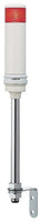 Monolithic Tower Light, 40MM, Red Led Steady Or Flashing, Buzzer, Prewired - XVC4B15S