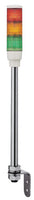 Tower Light Assembly, 24V, Red, Orange, Green, 40 mm Dia., 473 1/2 mm Height, LED - XVC4B3