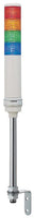Tower Light Assembly, 24V, Red, Orange, Green, Blue, 40 mm Dia., 629 1/2 mm Height, LED - XVC4B45S