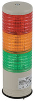 Tower Light Assembly, 24V, Red, Orange, Green, 60 mm Dia., 200 13/16 mm Height, LED - XVC6B35SK