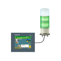 Light Tower; 3-Light; Clear; 60mm; 5VDC; 400mA; USB; Buzzer; Direct Base Mount - XVGU3SWV