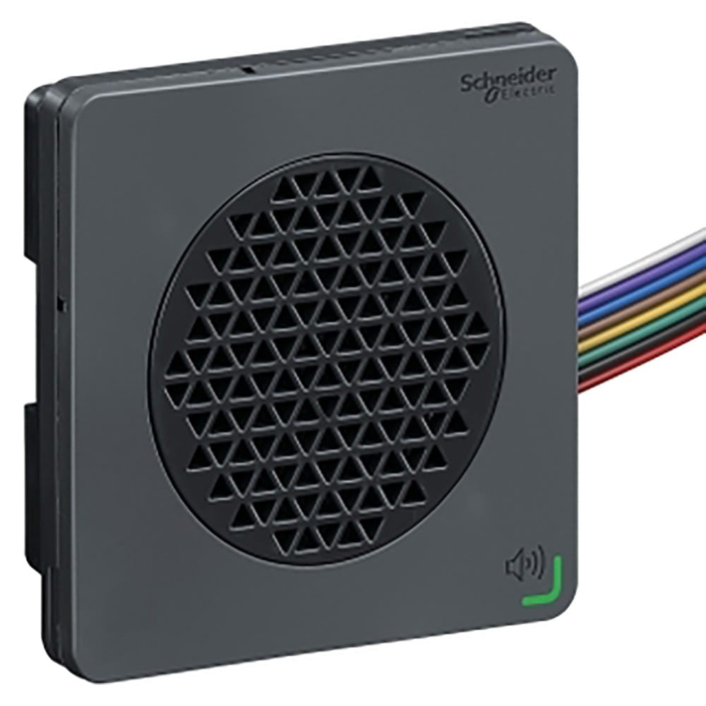 Editable Voice Alarm, 0-89 Db, 72MM Din Rail, 12-24 VDC, Black, NPN, Harmony - XVSV7BBN