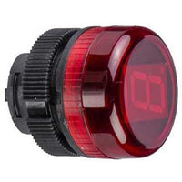 Digital Display Head, 22MM, Red, 30VDC; - ZA2VA04