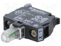 White light block for head Ø22 integral LED 48..120 V - screw clamp terminals - ZALVG1