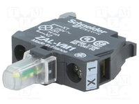 White light block for head Ø22 integral LED 230..240 V - screw clamp terminals - ZALVM1