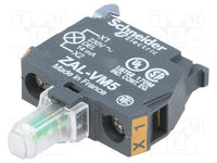 Electric XB5 Light Block LED Yellow 230- 240 V Screw terminal - ZALVM5