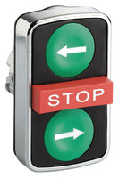 Push Button Operator, Extended, Momentary Action, Not Applicable Release, Non-Illuminated - ZB4BA73133