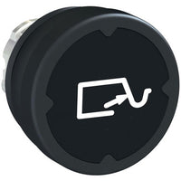 22MM HARSH PB, BLACK, W/ MARKING | Schneider Electric ZB4BC28014 - ZB4BC28014