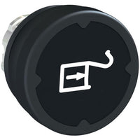 22MM HARSH PB, BLACK, W/ MARKING | Schneider Electric ZB4BC28015 - ZB4BC28015