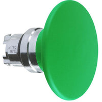 Pushbutton, groping, waistband round, green, front ring silver, mounting Ø 22 mm, ZB4BR316 - ZB4BR316