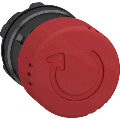 Schneider Electric ZB4BS8347 Harmony kill Switch IP69K front ring PVC 1pc - ZB4BS8347