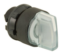 Selector Switch Head, 3-POS, White, Spring, Right-center, Harmony XB5 Series - ZB5AK1813