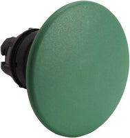 Pushbutton, groping, waistband round, green, front ring black, mounting Ø 22 mm, ZB5AR3 - ZB5AR3
