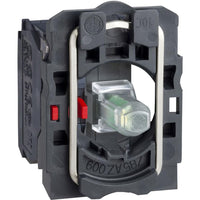 24V White Led Pushbutton, Protected, 1 N/c Contact, Harmony XB5 Series - ZB5AW0B12