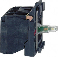Contact And Light Block, 1NO/1NC, Led White 24V, Screw, Harmony XB5 Series - ZB5AW0B15