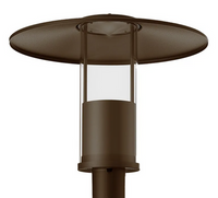 Indirect LED Post Light - Watt Selectable 40W/30W/20W/12W - Color Selectable 30K/40K/50K - 120-277V - 0-10V Dimmable - Silver Finish
