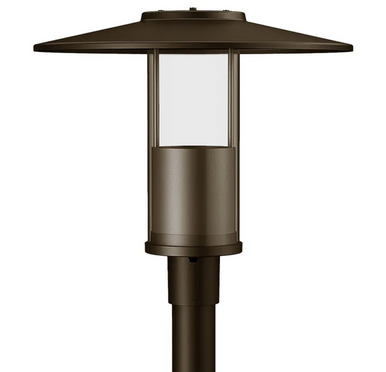 Indirect LED Post Light - Watt Selectable 40W/30W/20W/12W - Color Selectable 30K/40K/50K - 120-277V - 0-10V Dimmable - Silver Finish