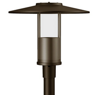 Indirect LED Post Light - Watt Selectable 40W/30W/20W/12W - Color Selectable 30K/40K/50K - 120-277V - 0-10V Dimmable - Bronze Finish