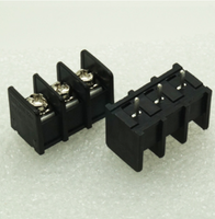 Color Kinetics 3-pin panel mount terminal block with 7.62 mm pitch, lot of 10 - Special Order