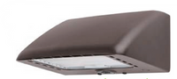 LED Cut Off Wallpack - Watt Selectable 95W/76W/57W/38W - 13800 Max Lumens - Color Selectable 30K/40K/50K - 120-277V - Bronze Finish - With Integrated Photocell