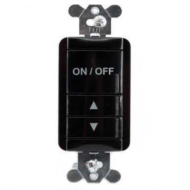 nLight Wired Aesthetic Wallpod,Raise/Lower Dimming,Black