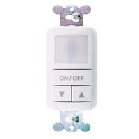 Wall Switch Sensor ,Passive Dual Technology ,Vacancy (default) or Auto-On ,Visible light programming,White