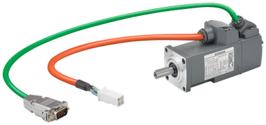 SIMOTICS S-1FL6 voltage supply 230 V 3AC Pn=0.05 kW Nn=3000 M0=0.16 Nm - 1FL6022-2AF21-1MB1