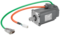 Servo motor, 230 V (AC), 0.4 kW, 2.6 A, 1.27 Nm, 3000 1/min - 1FL6034-2AF21-1LB1