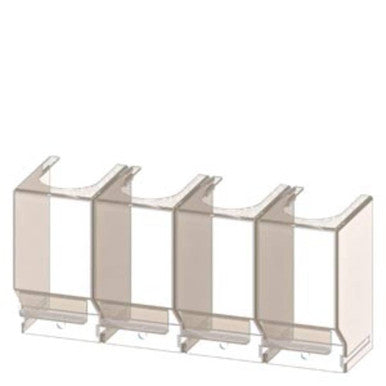 Accessory for 3KC4, 3KC8 Terminal covers 1-pole for 630 A contains 4 units - 3KC98044