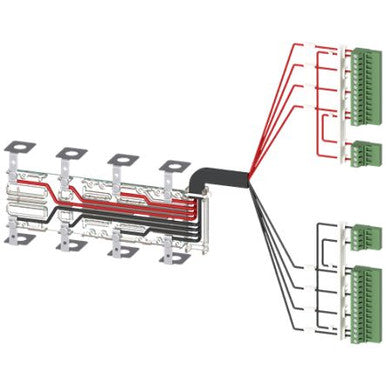 Accessory For 3KC8 Power Supply Cable For Connection At The Top 4-POLE For 400 A Contains 1 - 3KC9831-2