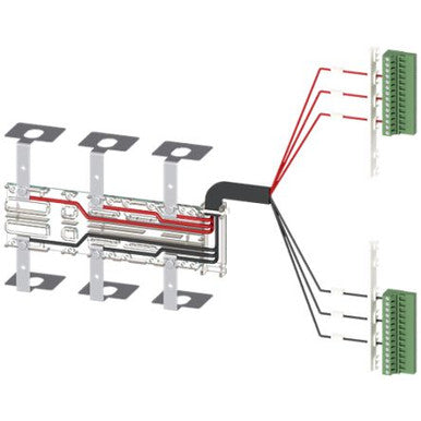 Accessory for 3KC8 Auxiliary conductor terminals kit for connection at the top - 3KC98323