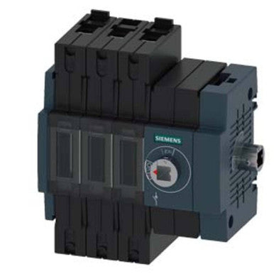 Switch Disconnector 63 A, Size 1, 3-POLE Lateral Operating Mechanism Right Basic Unit - 3KD2634-2ME40-0