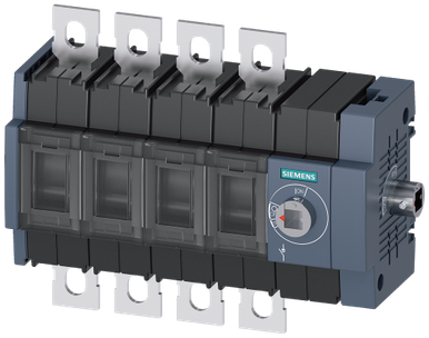 Switch Disconnector 125 A, Size 2, 4-POLE Lateral Operating Mechanism Right Basic Unit - 3KD3244-0NE40-0