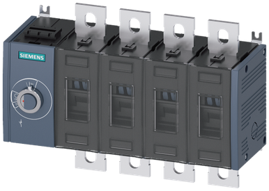 SWITCH DISCONNECTOR 250 A, SIZE 3, 4-POLE LATERAL OPERATING MECHANISM LEFT BASIC UNIT - 3KD3844-0PE10-0