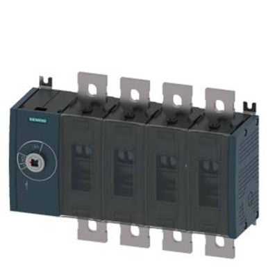Switch Disconnector 630 A, Size 4, 4-POLE Front Operating Mechanism Left Basic Unit Without - 3KD4640-0QE10-0