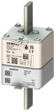 Electric Fuse, 160A, 400VAC, 100000A (IR), Inline/holder, NH2 - 3NA3236-4KK03