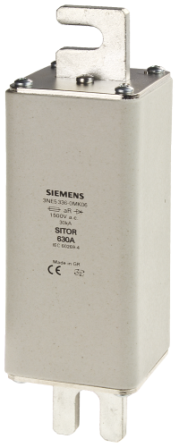Electric Fuse, 315A, 1500VAC, 50A (IR), Inline/holder, NH2 - 3NE53300MK06