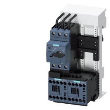 Load feeder fuseless, Reversing duty 400 V AC, Size S00 5.50-8.00 A 24 V DC screw terminal for 60 mm busbar systems Type of coordination 1, Iq = 150 kA 1 NC (contactor) - 3RA22101HD152BB4