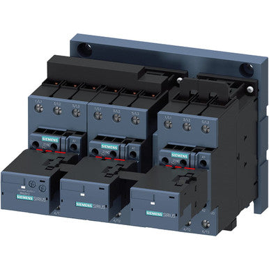 Contactor assembly for star-delta wye-delta start AC-3 55 kW/400 V - 3RA24378XF321AC2