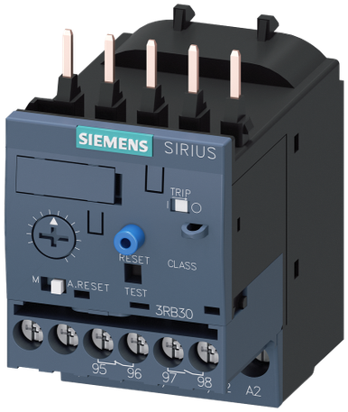 Overload Relay, 1NC/1NO, 0.10 A Min current, 0.40 A Max current - 3RB30161RB0