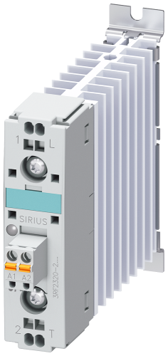 Solid-state contactor 1-phase 3RF2 AC 51 / 20 A / 40 C 48-460 V / 110-230 V AC low noise - 3RF2320-2CA24