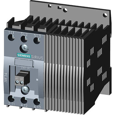 Solid-state Contactor 3-PHASE 3RF3 AC 53 / 16 A / 40 Â°c 48-480 V / 110-230 V AC 2-PHASE Con - 3RF34161BB24
